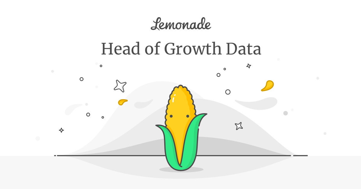 Head of Growth Data Lemonade Careers