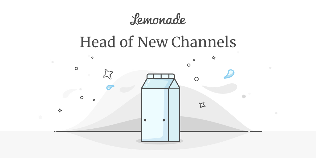 Head of New Channels Lemonade Careers