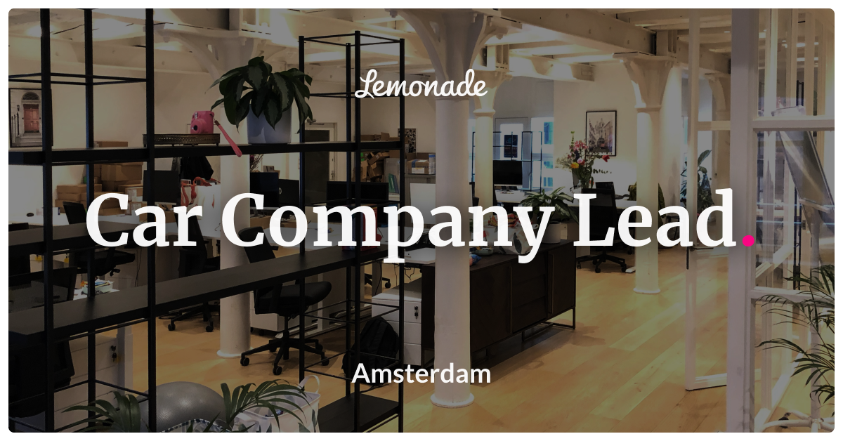 Car Company Lead Lemonade Careers