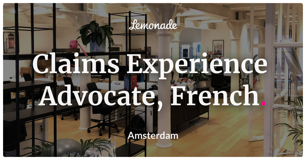 Claims Experience Advocate, French Market Lemonade Careers