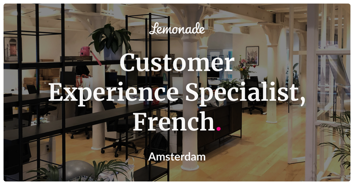Customer Experience Specialist, French Market Lemonade Careers