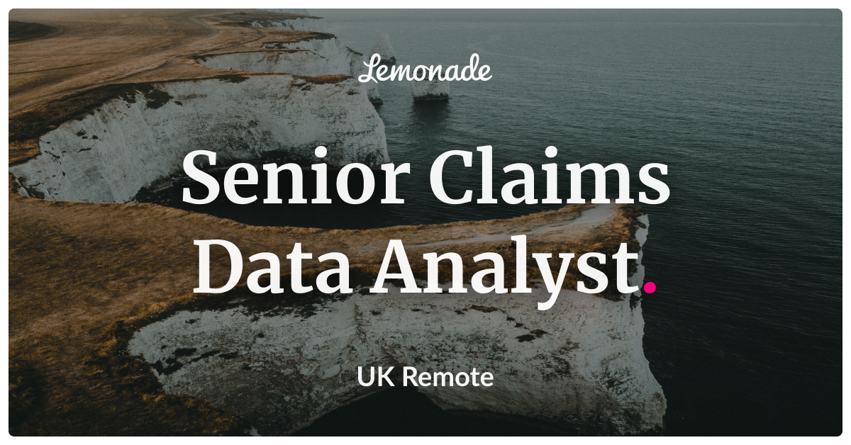 Senior Claims Analyst Lemonade Careers