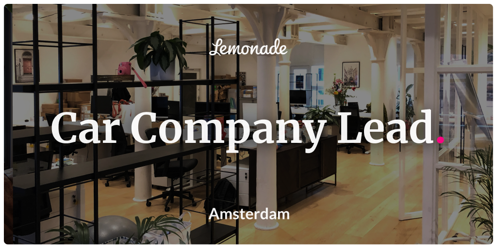 Car Company Lead Lemonade Careers